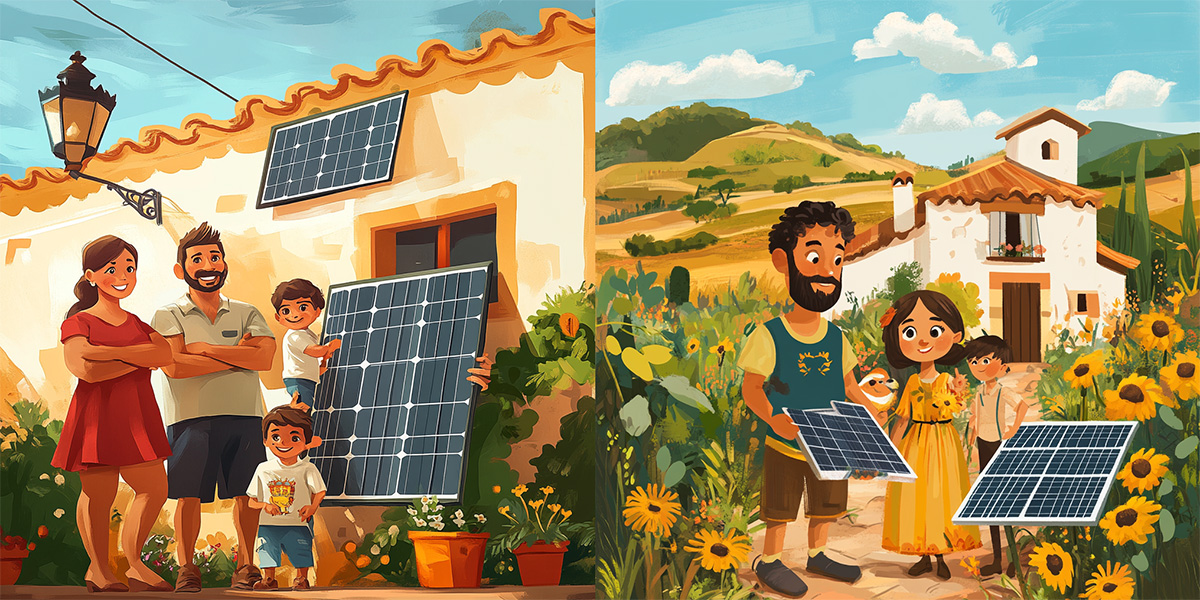 Home solar power spain