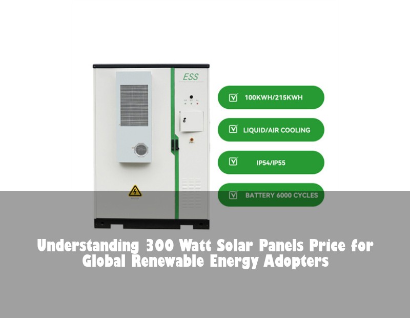 Understanding 300 Watt Solar Panels Price for Global Renewable Energy Adopters