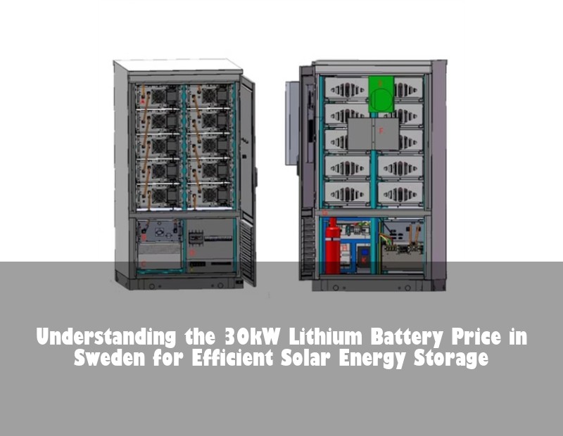 Understanding the 30kW Lithium Battery Price in Sweden for Efficient Solar Energy Storage