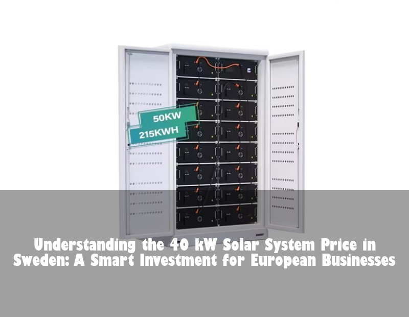 Understanding the 40 kW Solar System Price in Sweden: A Smart Investment for European Businesses