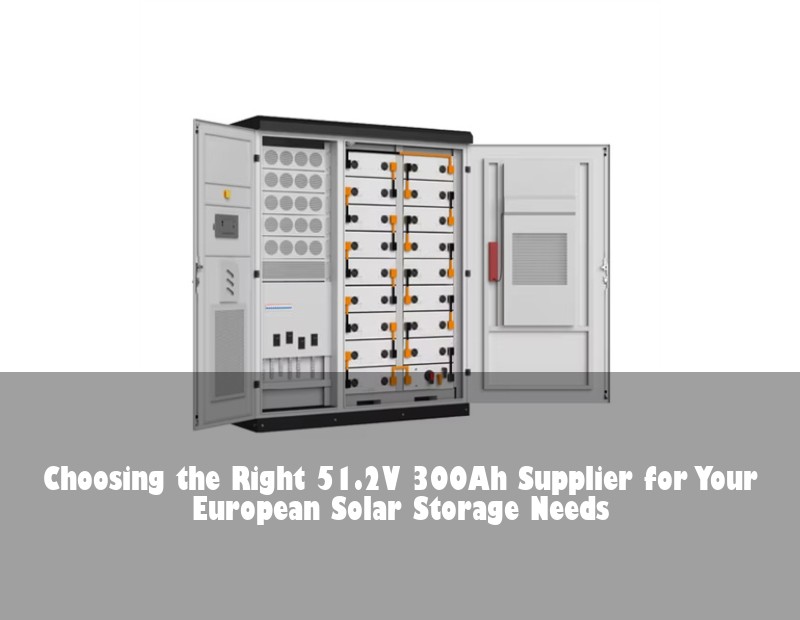 Choosing the Right 51.2V 300Ah Supplier for Your European Solar Storage Needs