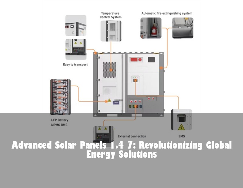 Advanced Solar Panels 1.4 7: Revolutionizing Global Energy Solutions