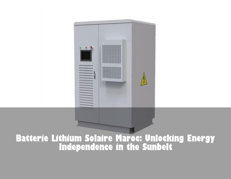 Batterie Lithium Solaire Maroc: Unlocking Energy Independence in the Sunbelt