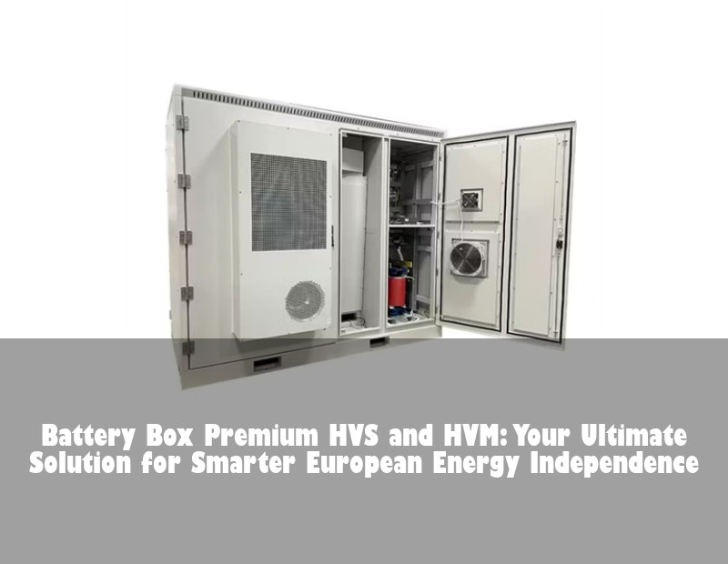 Battery Box Premium HVS and HVM: Your Ultimate Solution for Smarter European Energy Independence