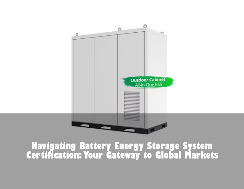 Navigating Battery Energy Storage System Certification: Your Gateway to Global Markets | HJ Energy Storage News
