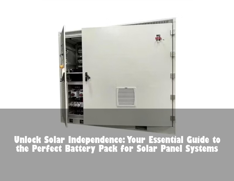 Unlock Solar Independence: Your Essential Guide to the Perfect Battery Pack for Solar Panel Systems