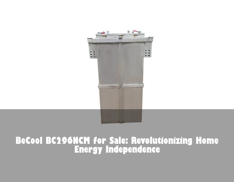 BeCool BC296NCM for Sale: Revolutionizing Home Energy Independence