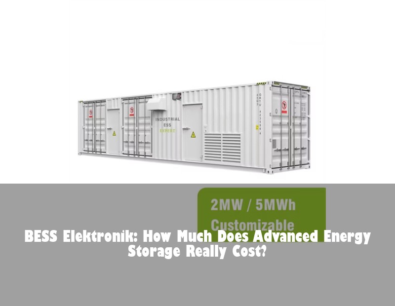 BESS Elektronik: How Much Does Advanced Energy Storage Really Cost?