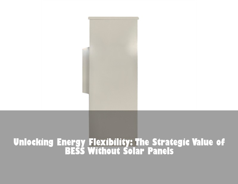 Unlocking Energy Flexibility: The Strategic Value of BESS Without Solar Panels