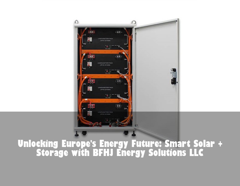 Unlocking Europe's Energy Future: Smart Solar + Storage with BFHJ Energy Solutions LLC