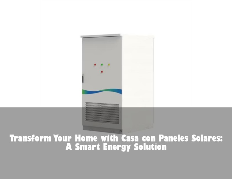 Transform Your Home with Casa con Paneles Solares: A Smart Energy Solution