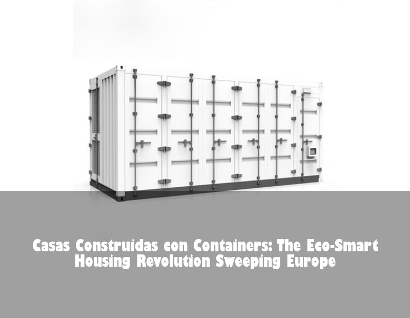 Casas Construidas con Containers: The Eco-Smart Housing Revolution Sweeping Europe | HJ Energy Storage News