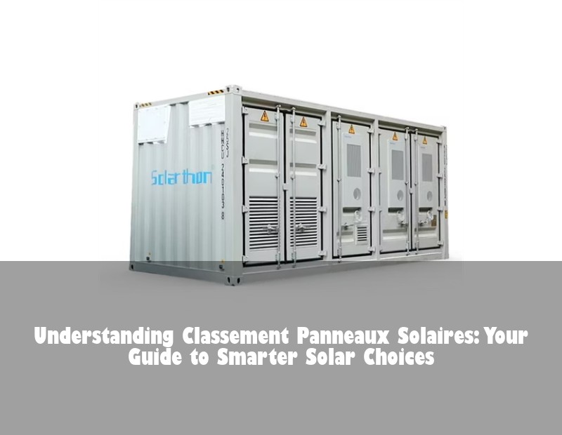 Understanding Classement Panneaux Solaires: Your Guide to Smarter Solar Choices | HJ Energy Storage News