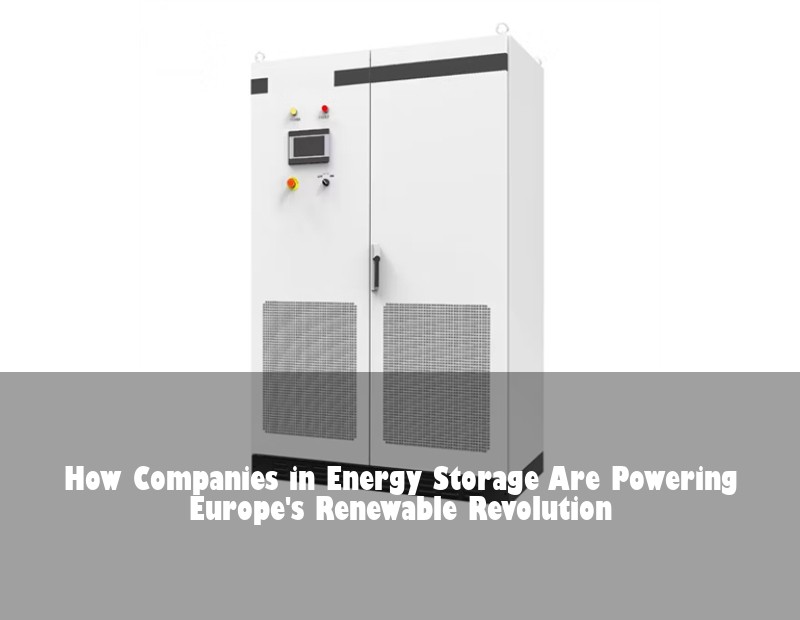 How Companies in Energy Storage Are Powering Europe's Renewable Revolution