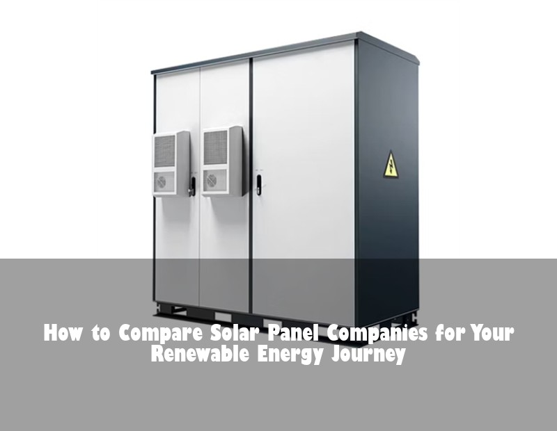 How to Compare Solar Panel Companies for Your Renewable Energy Journey