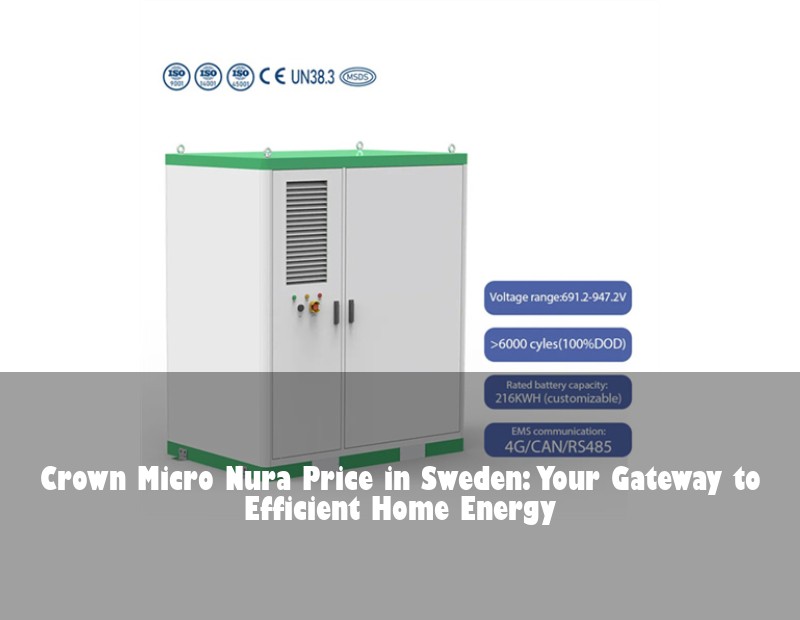 Crown Micro Nura Price in Sweden: Your Gateway to Efficient Home Energy