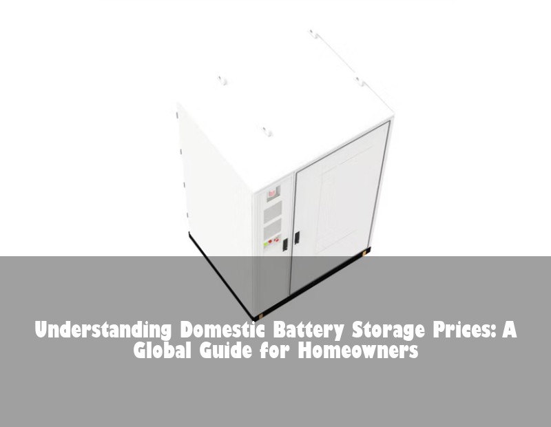 Understanding Domestic Battery Storage Prices: A Global Guide for Homeowners