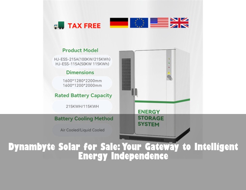 Dynambyte Solar for Sale: Your Gateway to Intelligent Energy Independence