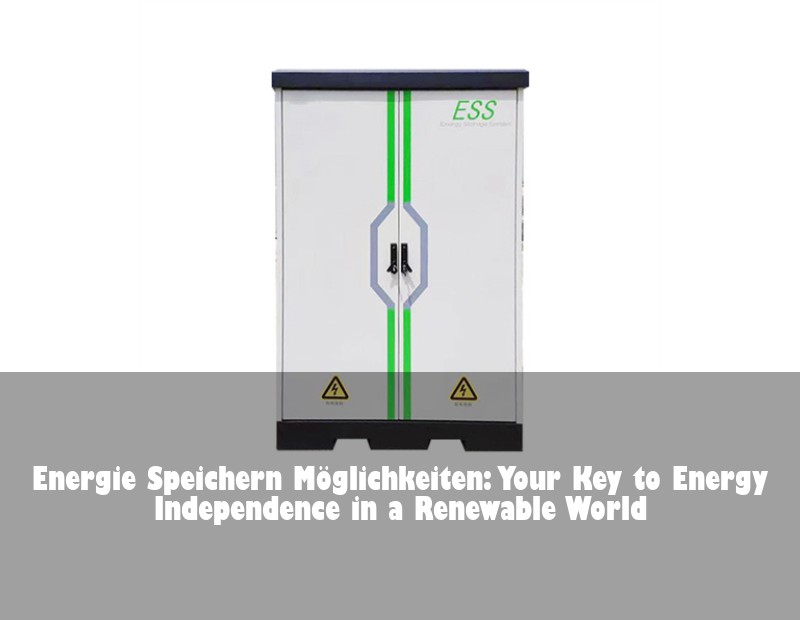 Energie Speichern Möglichkeiten: Your Key to Energy Independence in a Renewable World