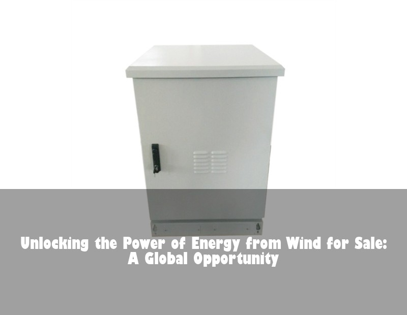 Unlocking the Power of Energy from Wind for Sale: A Global Opportunity