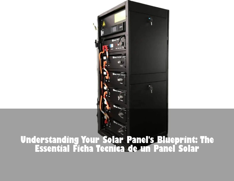 Understanding Your Solar Panel's Blueprint: The Essential Ficha Tecnica de un Panel Solar