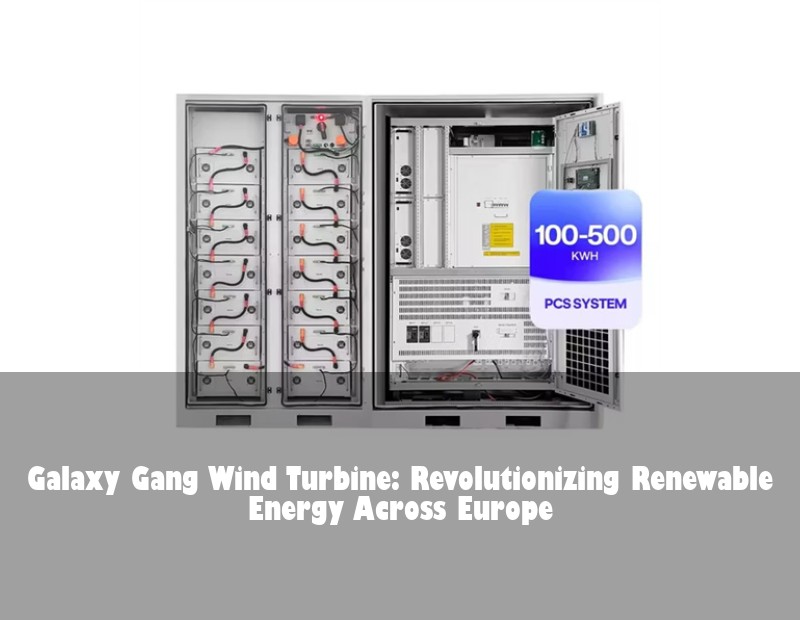 Galaxy Gang Wind Turbine: Revolutionizing Renewable Energy Across Europe