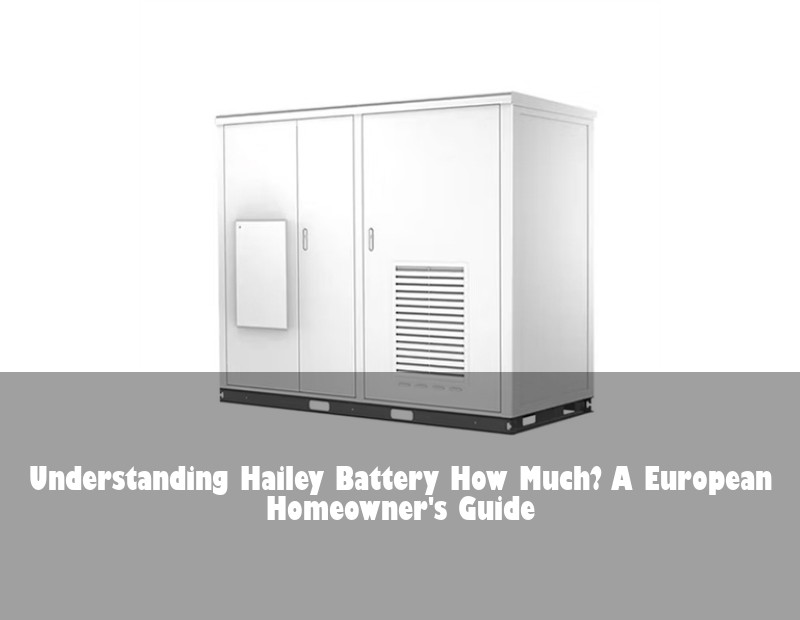 Understanding Hailey Battery How Much? A European Homeowner's Guide