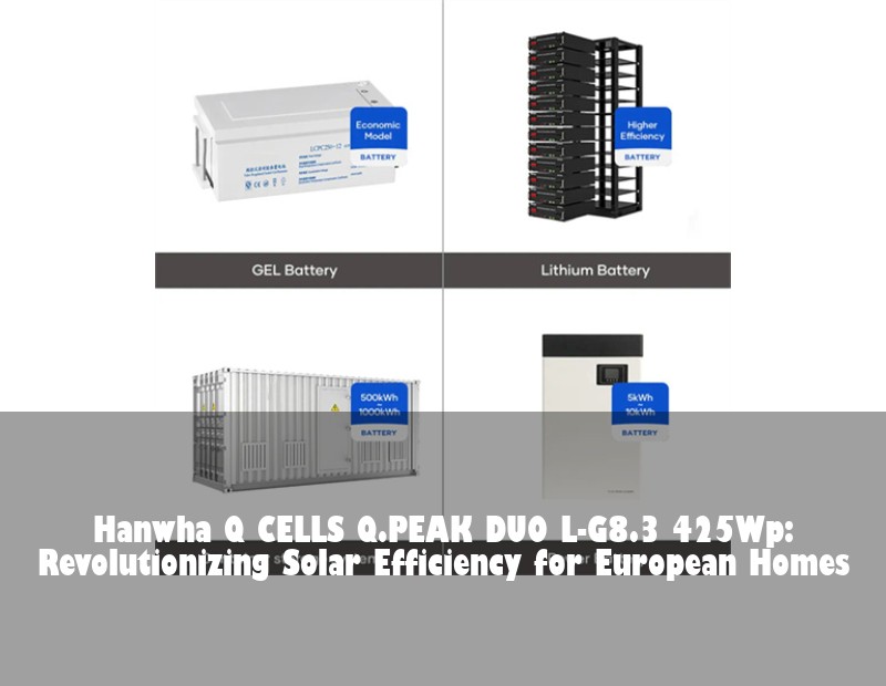 Hanwha Q CELLS Q.PEAK DUO L-G8.3 425Wp: Revolutionizing Solar Efficiency for European Homes