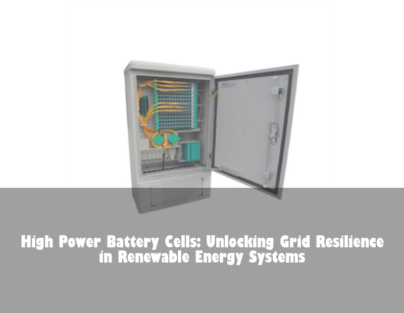 High Power Battery Cells: Unlocking Grid Resilience in Renewable Energy Systems