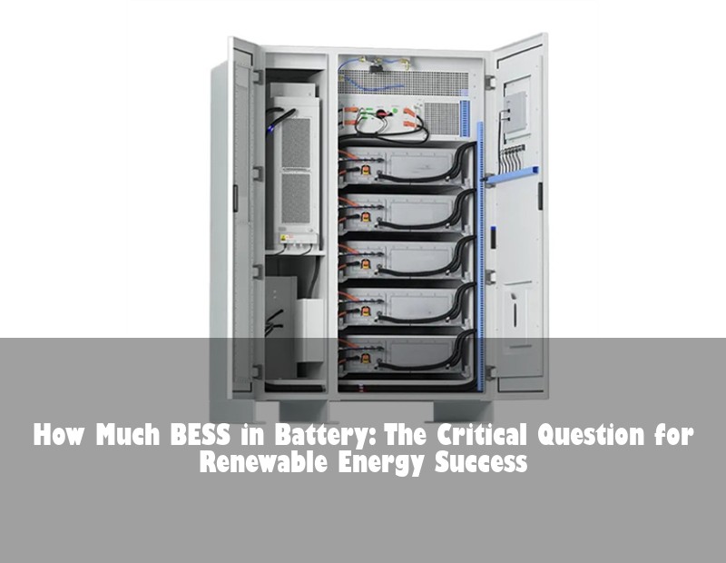 How Much BESS in Battery: The Critical Question for Renewable Energy Success | HJ Energy Storage News
