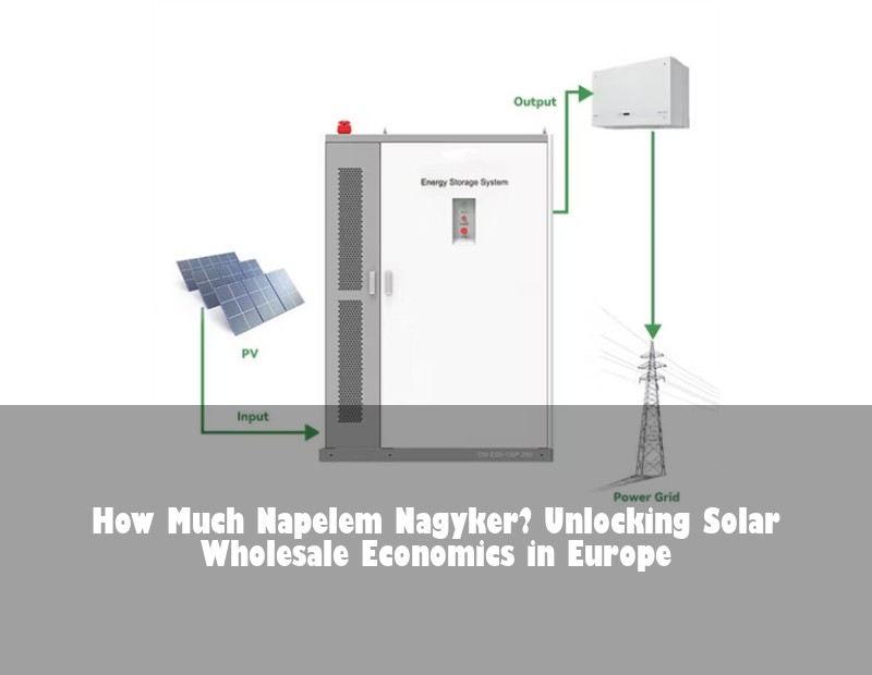 How Much Napelem Nagyker? Unlocking Solar Wholesale Economics in Europe