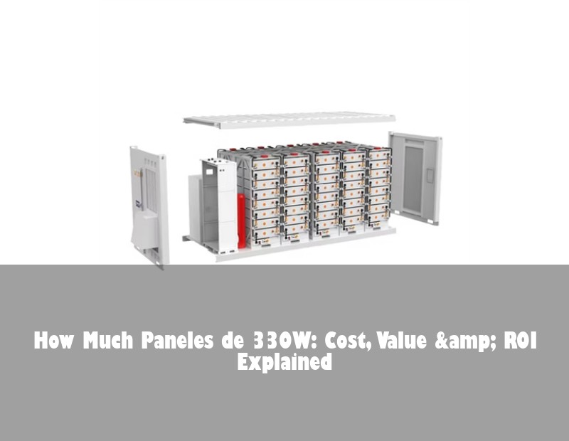 How Much Paneles de 330W: Cost, Value &amp; ROI Explained