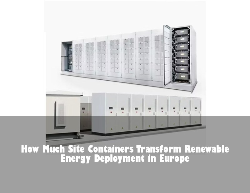 How Much Site Containers Transform Renewable Energy Deployment in Europe