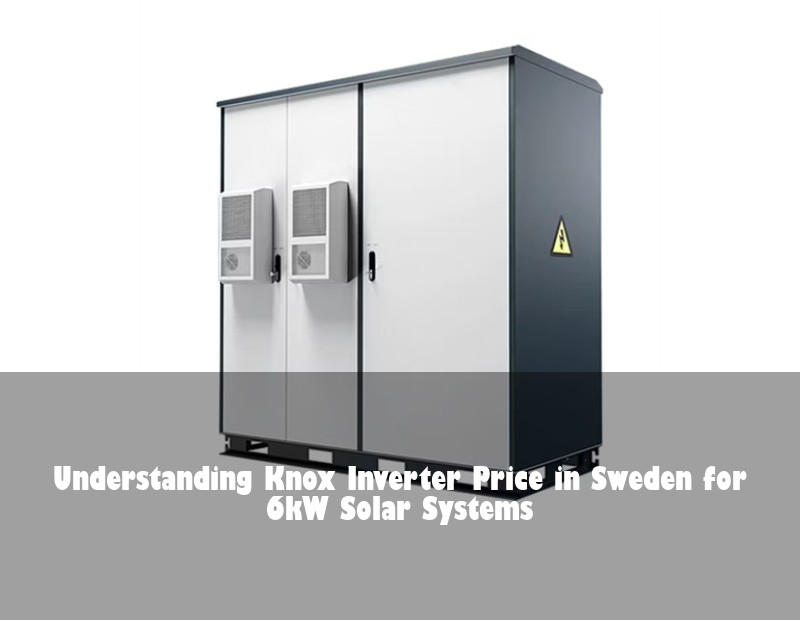 Understanding Knox Inverter Price in Sweden for 6kW Solar Systems