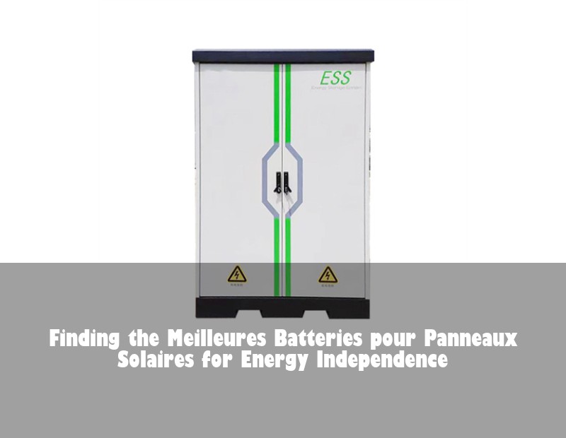 Finding the Meilleures Batteries pour Panneaux Solaires for Energy Independence