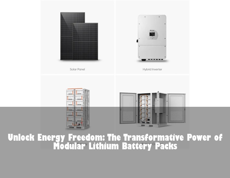 Unlock Energy Freedom: The Transformative Power of Modular Lithium Battery Packs