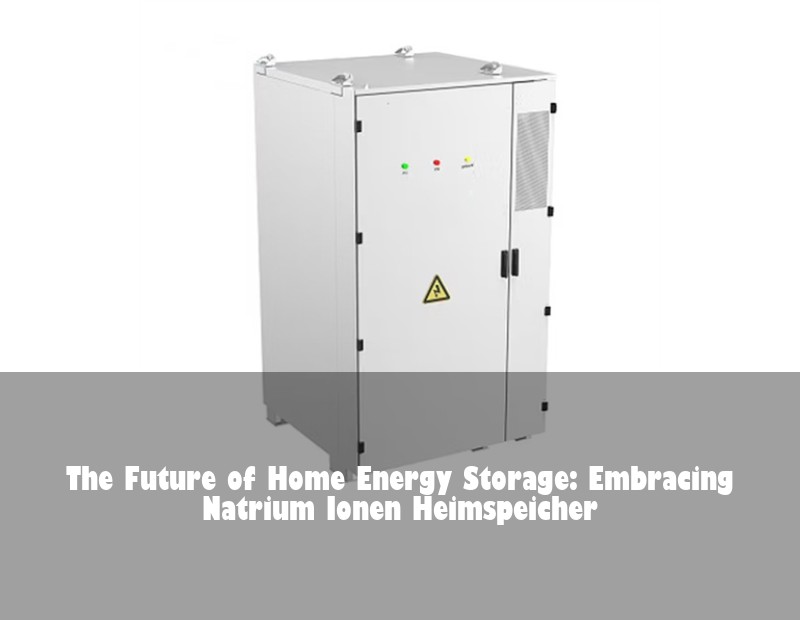 The Future of Home Energy Storage: Embracing Natrium Ionen Heimspeicher