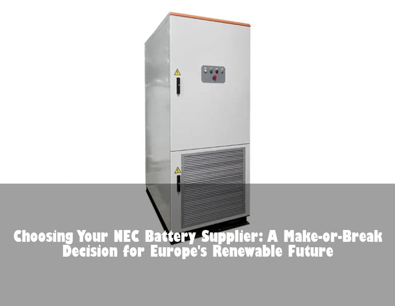 Choosing Your NEC Battery Supplier: A Make-or-Break Decision for Europe's Renewable Future