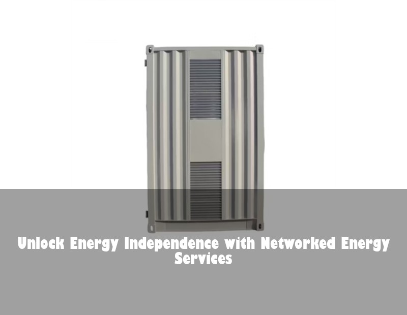 Unlock Energy Independence with Networked Energy Services