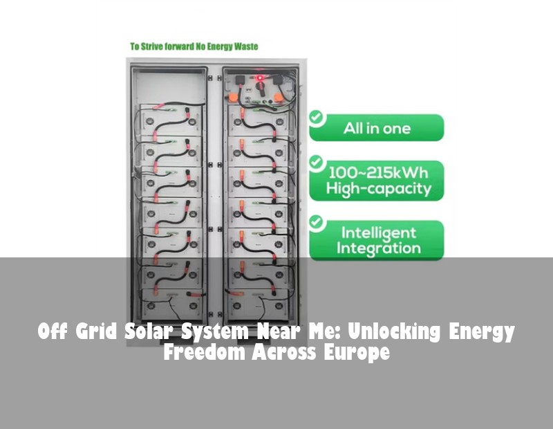 Off Grid Solar System Near Me: Unlocking Energy Freedom Across Europe | HJ Energy Storage News