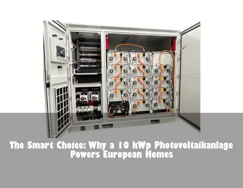 The Smart Choice: Why a 10 kWp Photovoltaikanlage Powers European Homes
