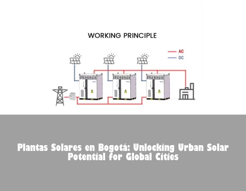 Plantas Solares en Bogotá: Unlocking Urban Solar Potential for Global Cities