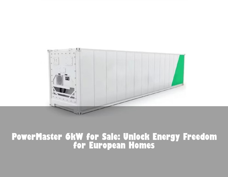PowerMaster 6kW for Sale: Unlock Energy Freedom for European Homes