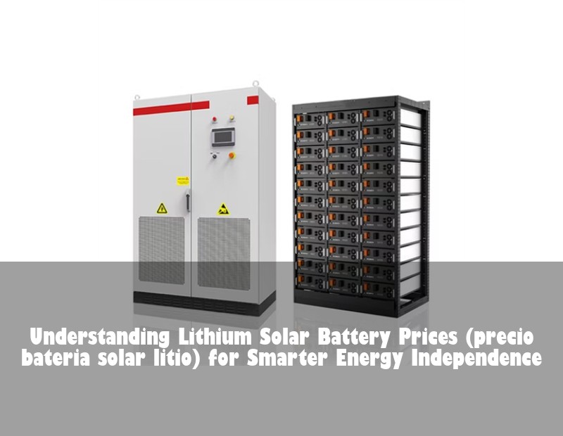Understanding Lithium Solar Battery Prices (precio bateria solar litio) for Smarter Energy Independence