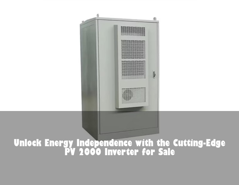 Unlock Energy Independence with the Cutting-Edge PV 2000 Inverter for Sale