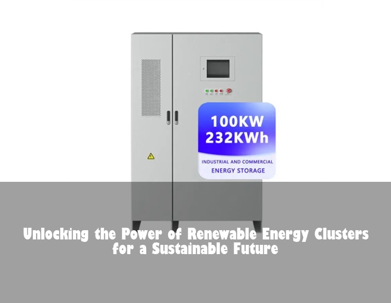 Unlocking the Power of Renewable Energy Clusters for a Sustainable Future