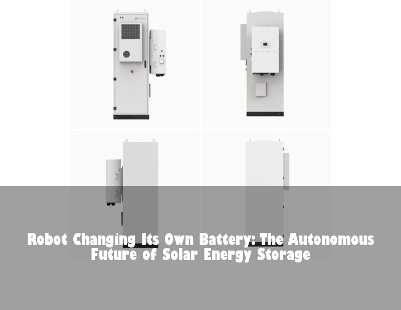 Robot Changing Its Own Battery: The Autonomous Future of Solar Energy Storage