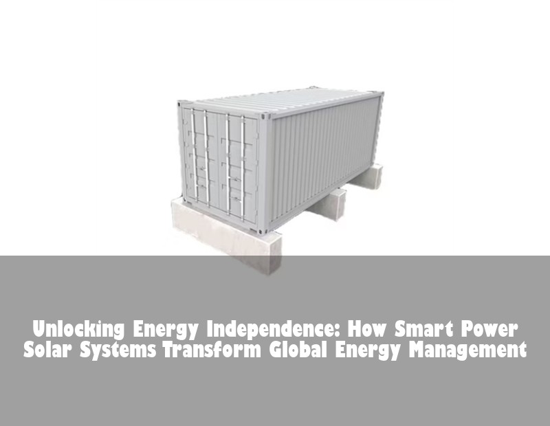 Unlocking Energy Independence: How Smart Power Solar Systems Transform Global Energy Management