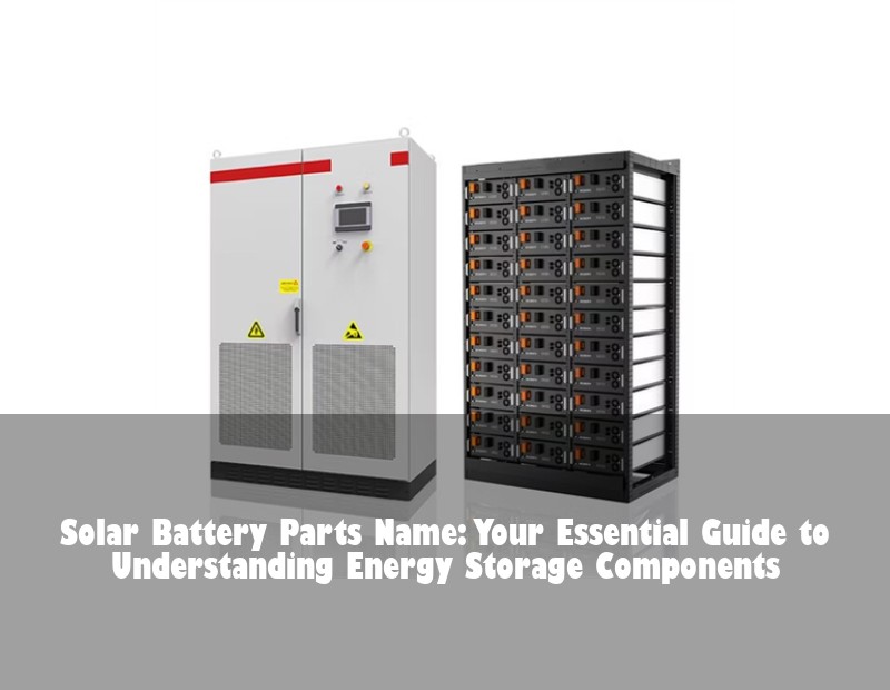 Solar Battery Parts Name: Your Essential Guide to Understanding Energy Storage Components | HJ Energy Storage News