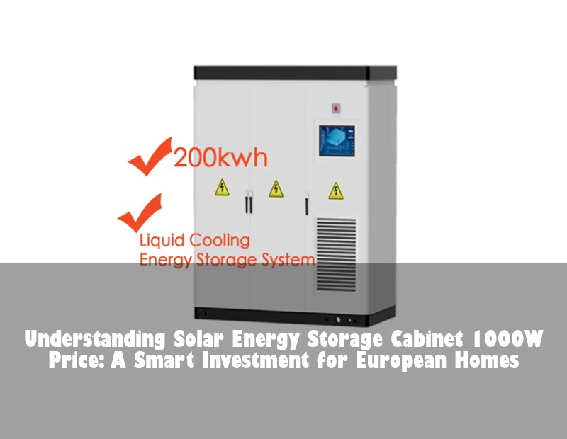 Understanding Solar Energy Storage Cabinet 1000W Price: A Smart Investment for European Homes | HJ Energy Storage News